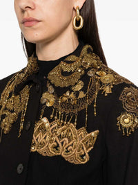 DRIES VAN NOTEN Dries Van Noten Women Bettsy Emb 4444 W.W. Jacket Black