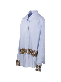DRIES VAN NOTEN Dries Van Noten Women Cheers Bis Emb 4314 W.W. Shirt Light Blue