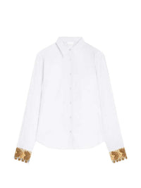 DRIES VAN NOTEN Dries Van Noten Women Embroidered Cotton Poplin Shirt