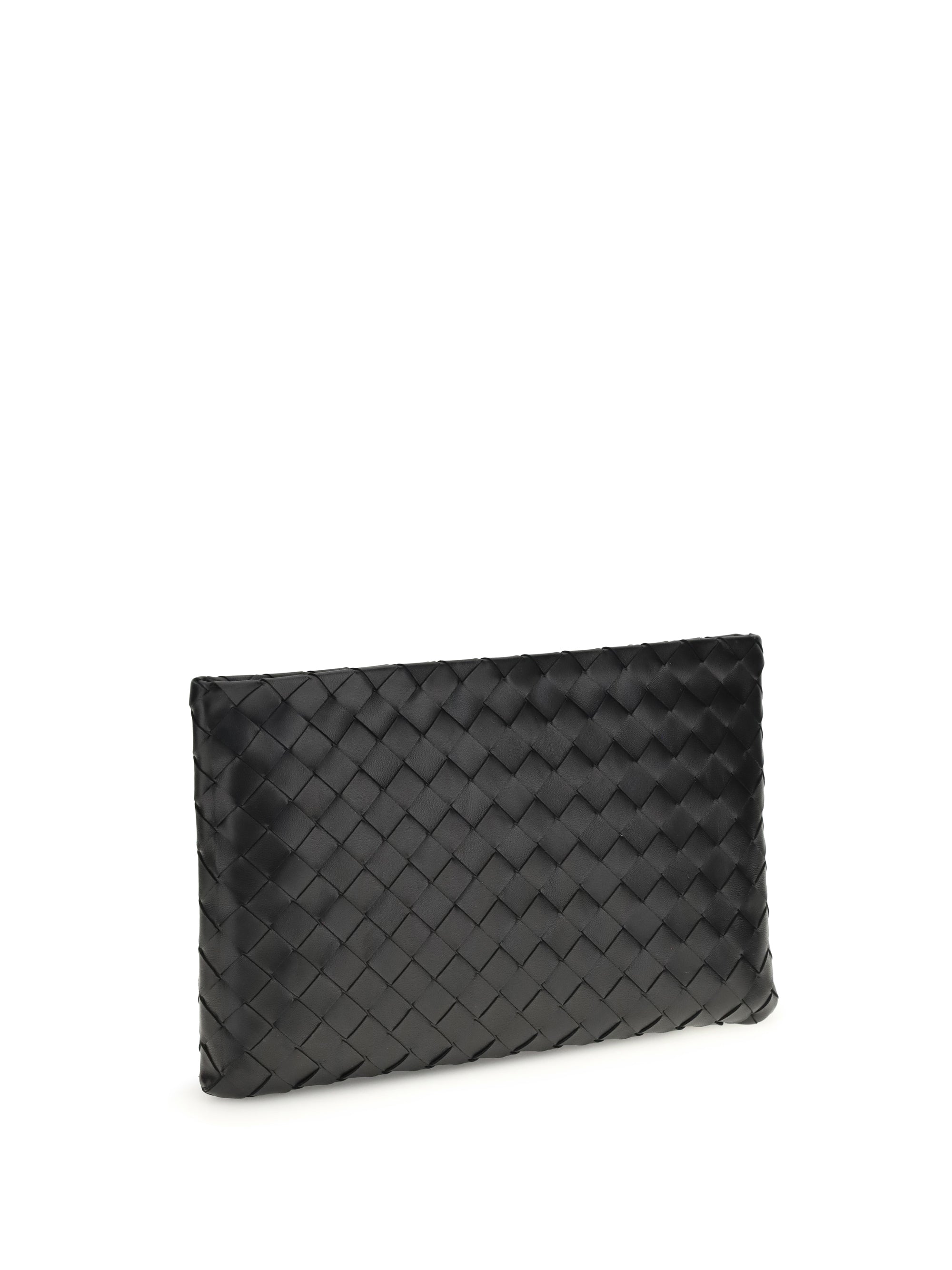 Bottega Veneta Women Medium Leather Clutch Bag