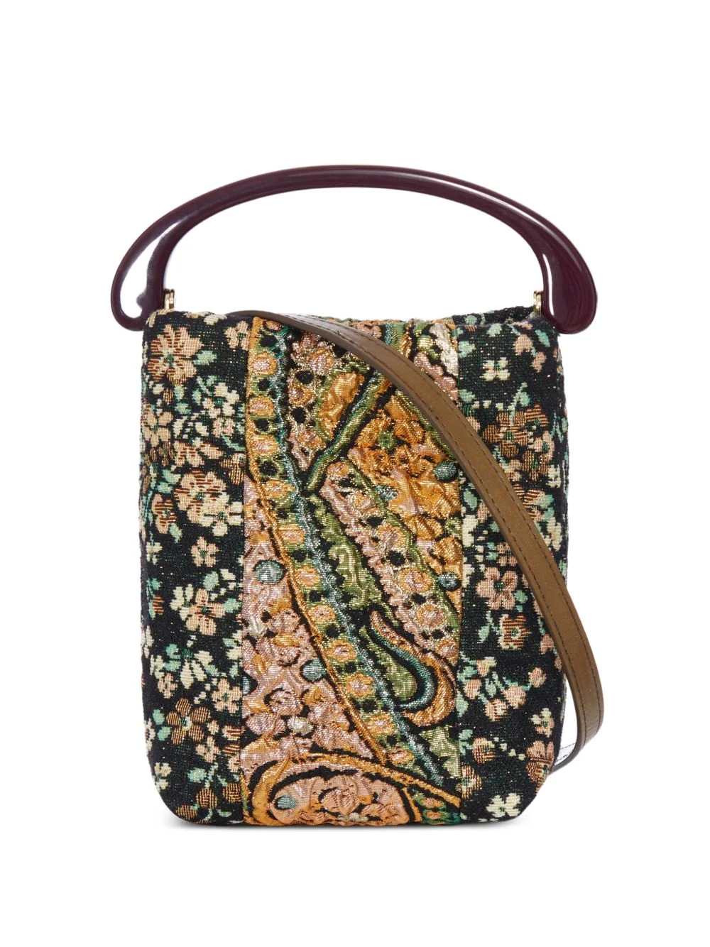 DRIES VAN NOTEN Dries Van Noten Women Crisp Micro Bag With Multicolored Floral Print
