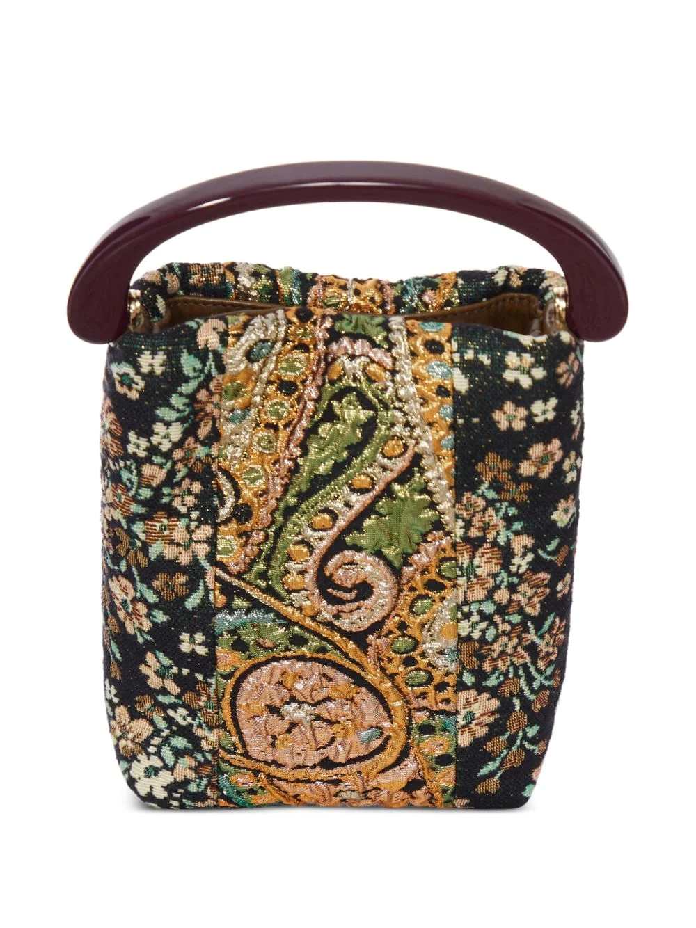 DRIES VAN NOTEN Dries Van Noten Women Crisp Micro Bag With Multicolored Floral Print