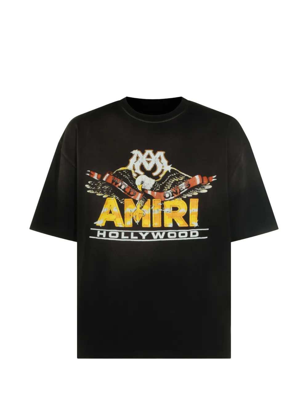 AMIRI Amiri Men Oversized Massachusetts Eagle T-Shirt