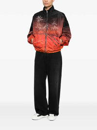 Amiri Men Zip-Up Jacket With Palm Print