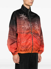 Amiri Men Zip-Up Jacket With Palm Print