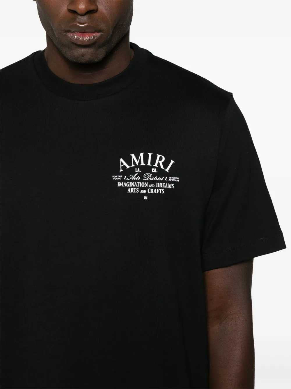 AMIRI Amiri Men Arts District Logo-Print Cotton T-Shirt