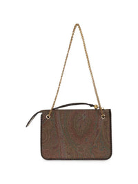 Etro Women Large Arnica Shoulder Bag With Paisley Print