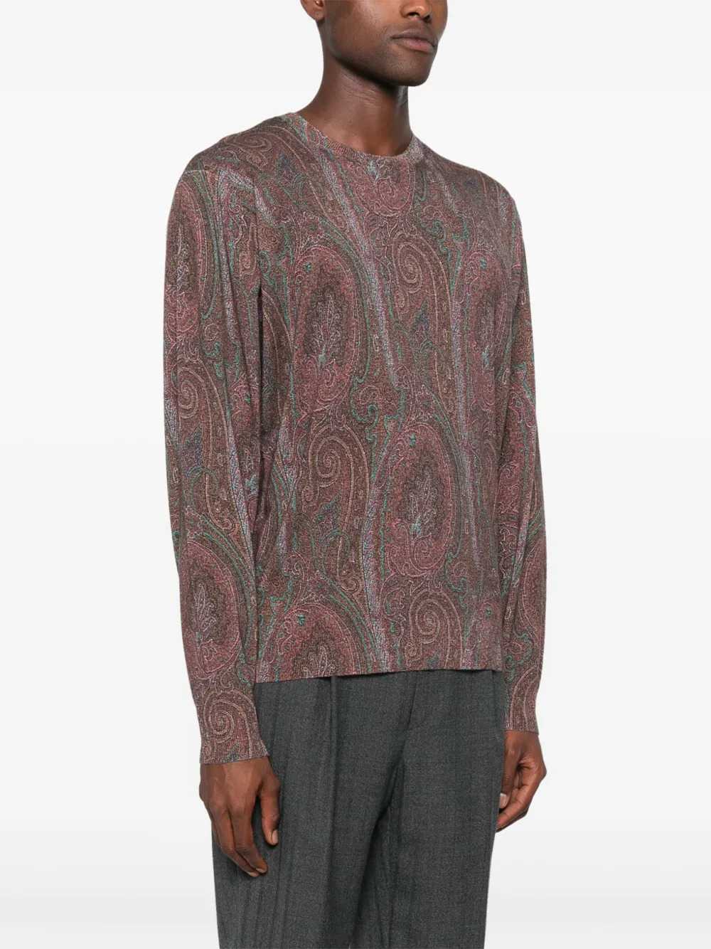 ETRO Etro Men Jacquard Sweater With Paisley Motif