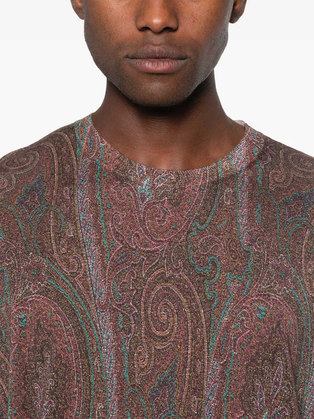 ETRO Etro Men Jacquard Sweater With Paisley Motif