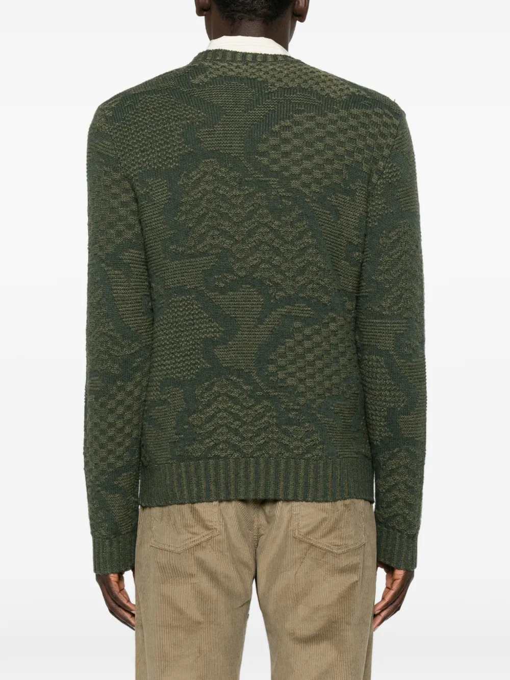 ETRO Etro Men Intarsia-Knit Crew-Neck Sweater