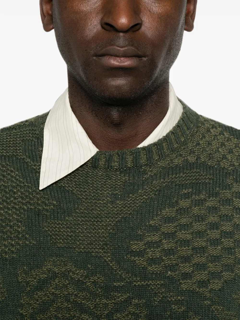ETRO Etro Men Intarsia-Knit Crew-Neck Sweater