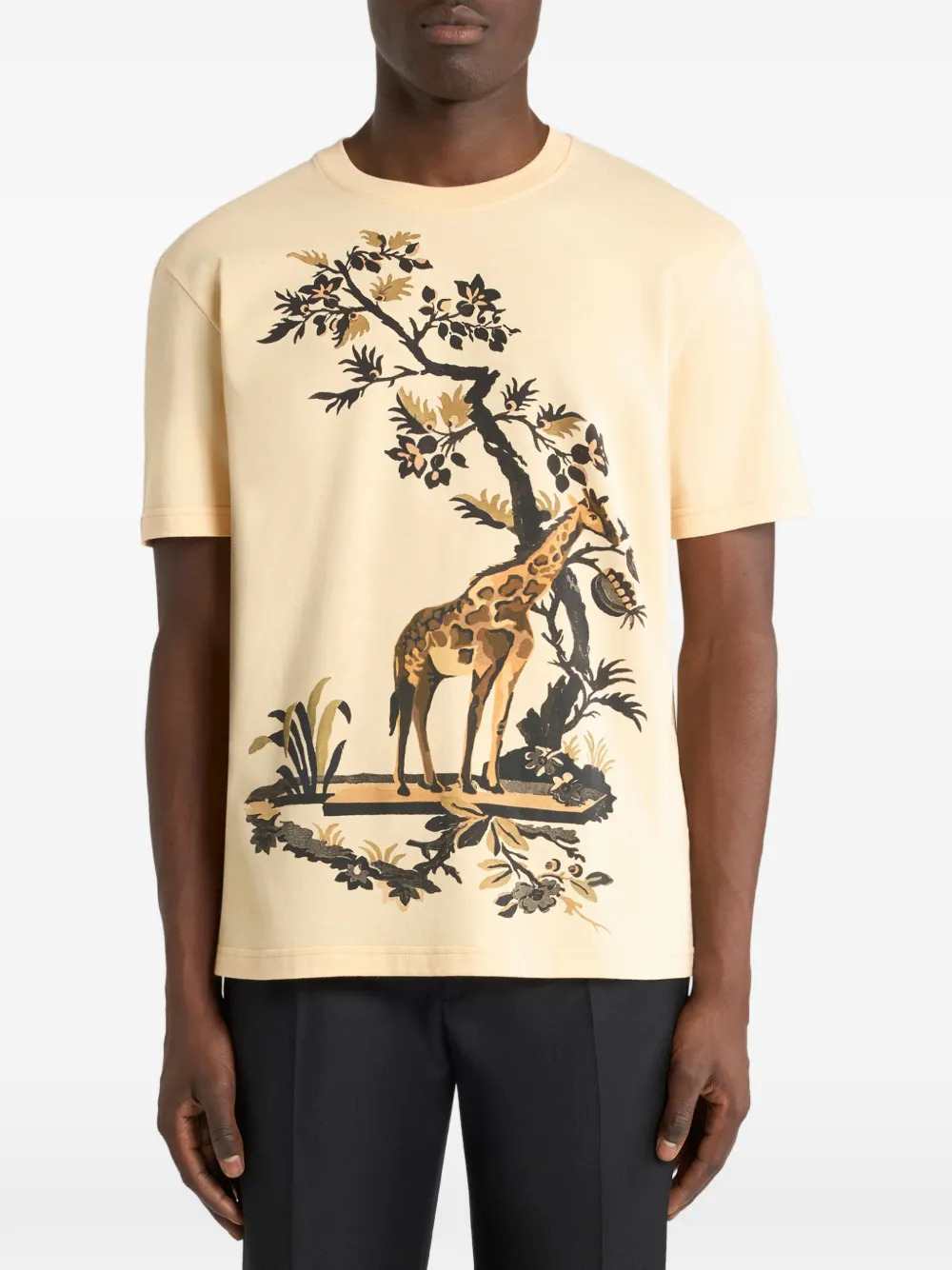 ETRO Etro Men Giraffe-Print T-Shirt