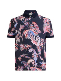 ETRO Etro Men Palm And Parrot Print Polo Shirt