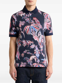 ETRO Etro Men Palm And Parrot Print Polo Shirt