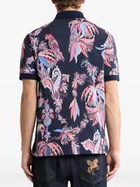 ETRO Etro Men Palm And Parrot Print Polo Shirt