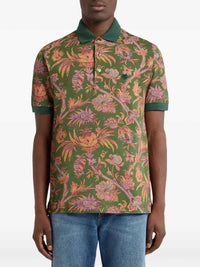 ETRO Etro Men Cotton Piqué Polo Shirt With Paisley Floral Motif