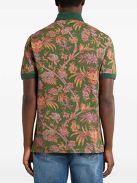 ETRO Etro Men Cotton Piqué Polo Shirt With Paisley Floral Motif