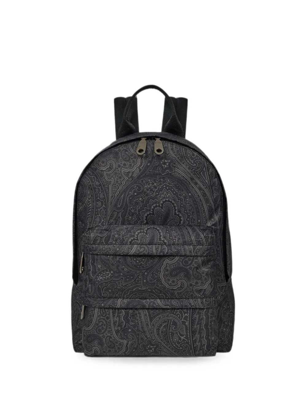 Etro Men Nylon Backpack With Arnica Pattern