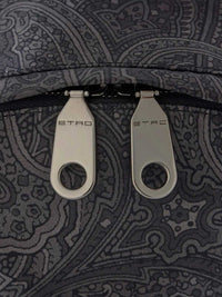 Etro Men Nylon Backpack With Arnica Pattern