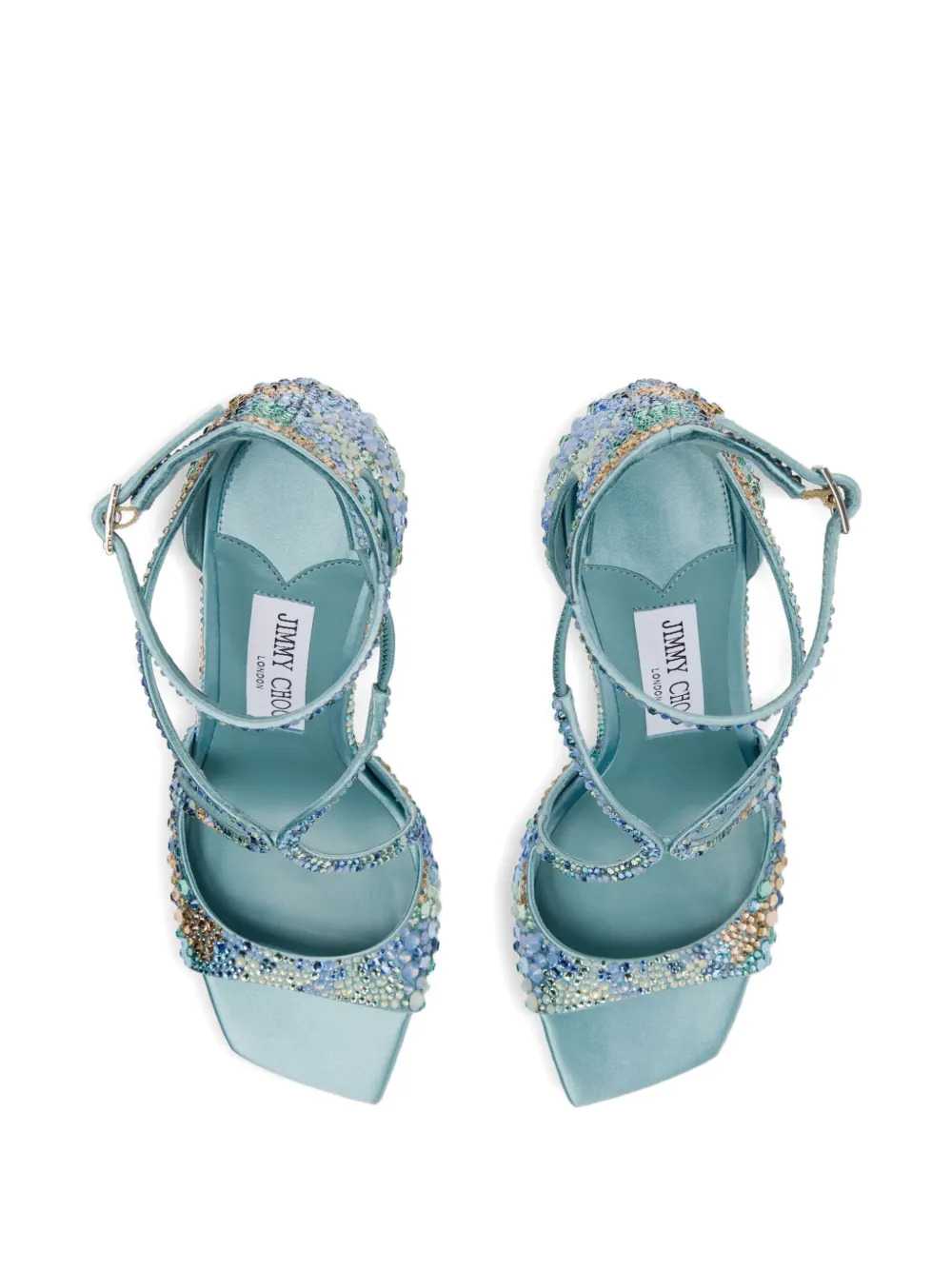 Jimmy Choo Women Azia 95 Crystal-Embellished Sandals
