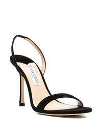 JIMMY CHOO Jimmy Choo Women Jenn 100 Black Suede Sandals
