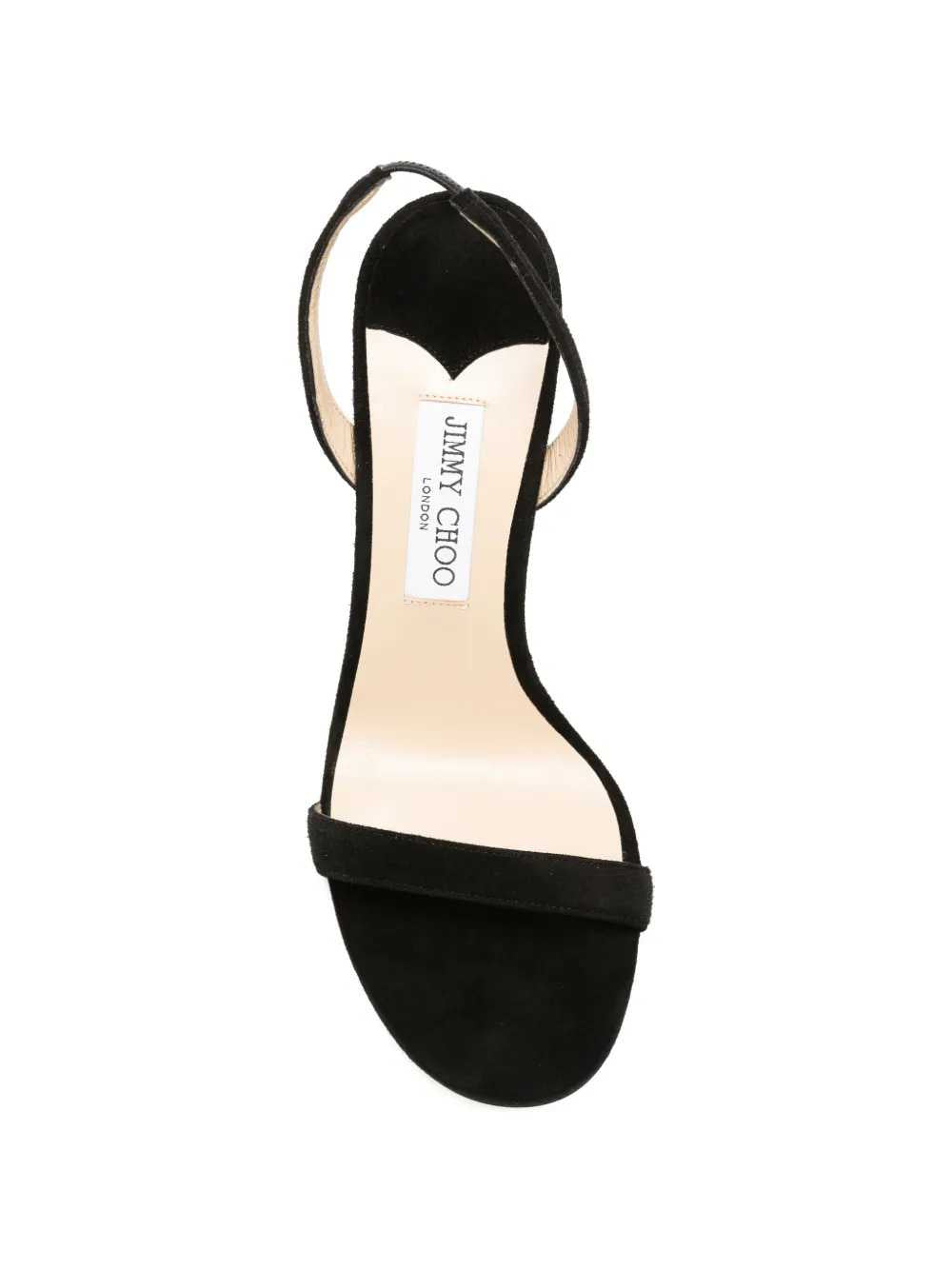 JIMMY CHOO Jimmy Choo Women Jenn 100 Black Suede Sandals