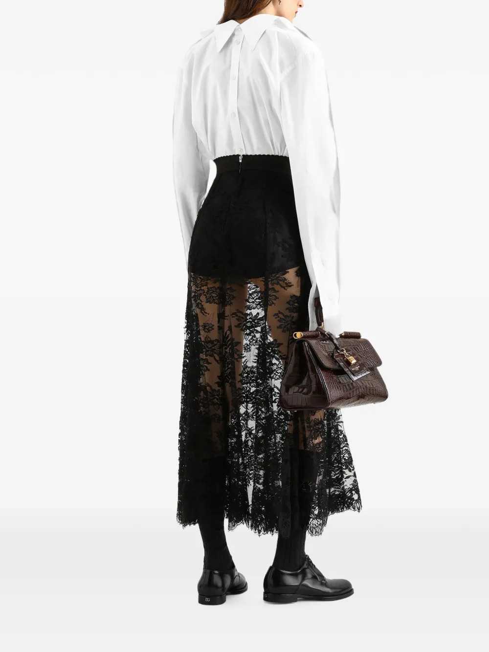 DOLCE & GABBANA Dolce & Gabbana Women Chantilly Lace Skirt
