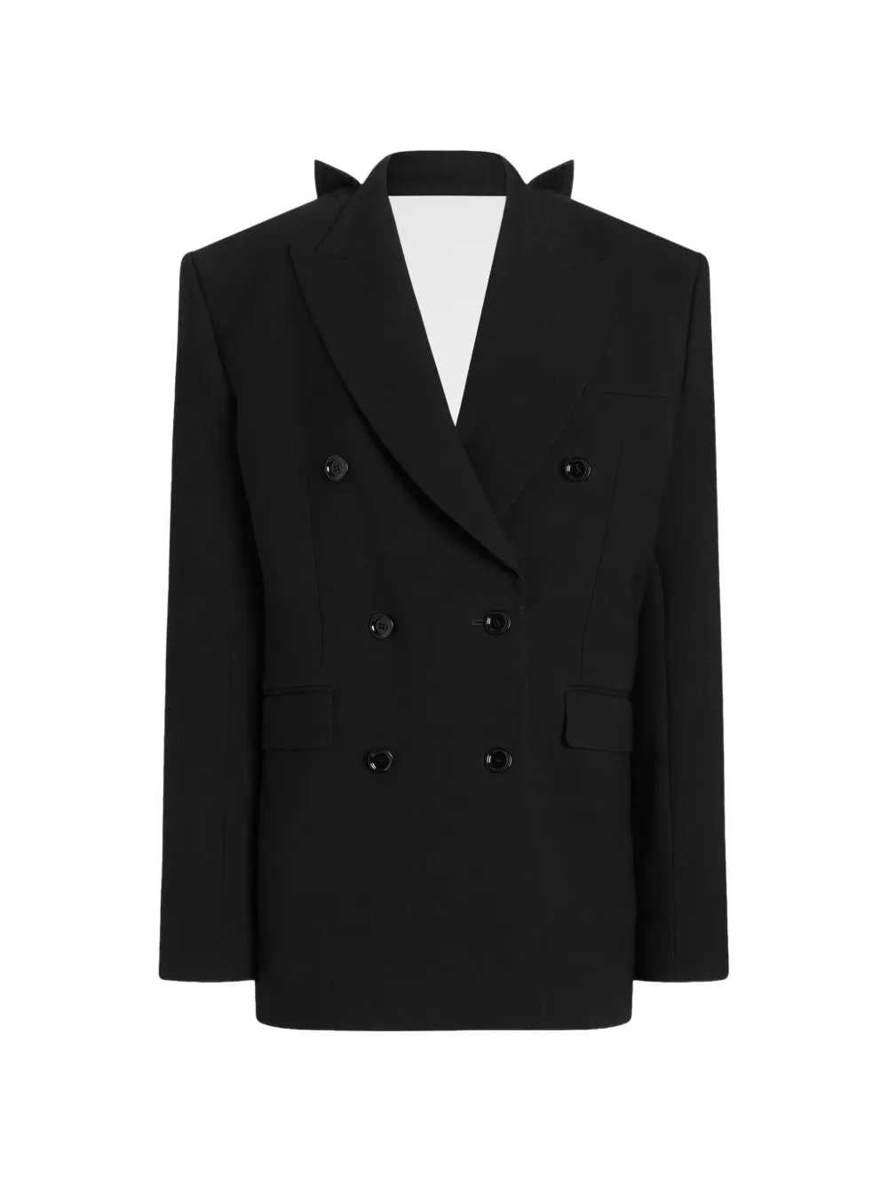 DOLCE & GABBANA Dolce & Gabbana Women Double-Breasted Wool Gabardine Jacket