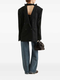 DOLCE & GABBANA Dolce & Gabbana Women Double-Breasted Wool Gabardine Jacket