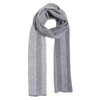 Roberto Cavalli light grey Wool Scarf