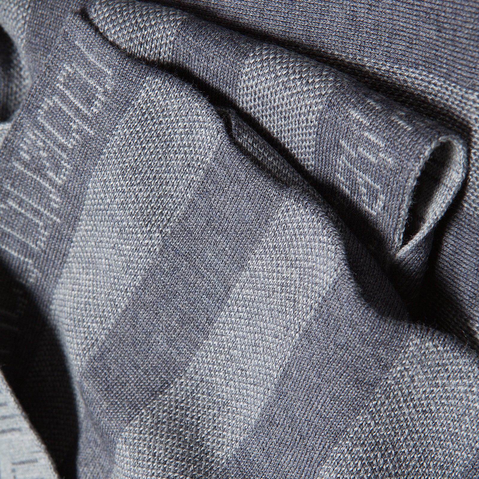 Roberto Cavalli light grey Wool Scarf