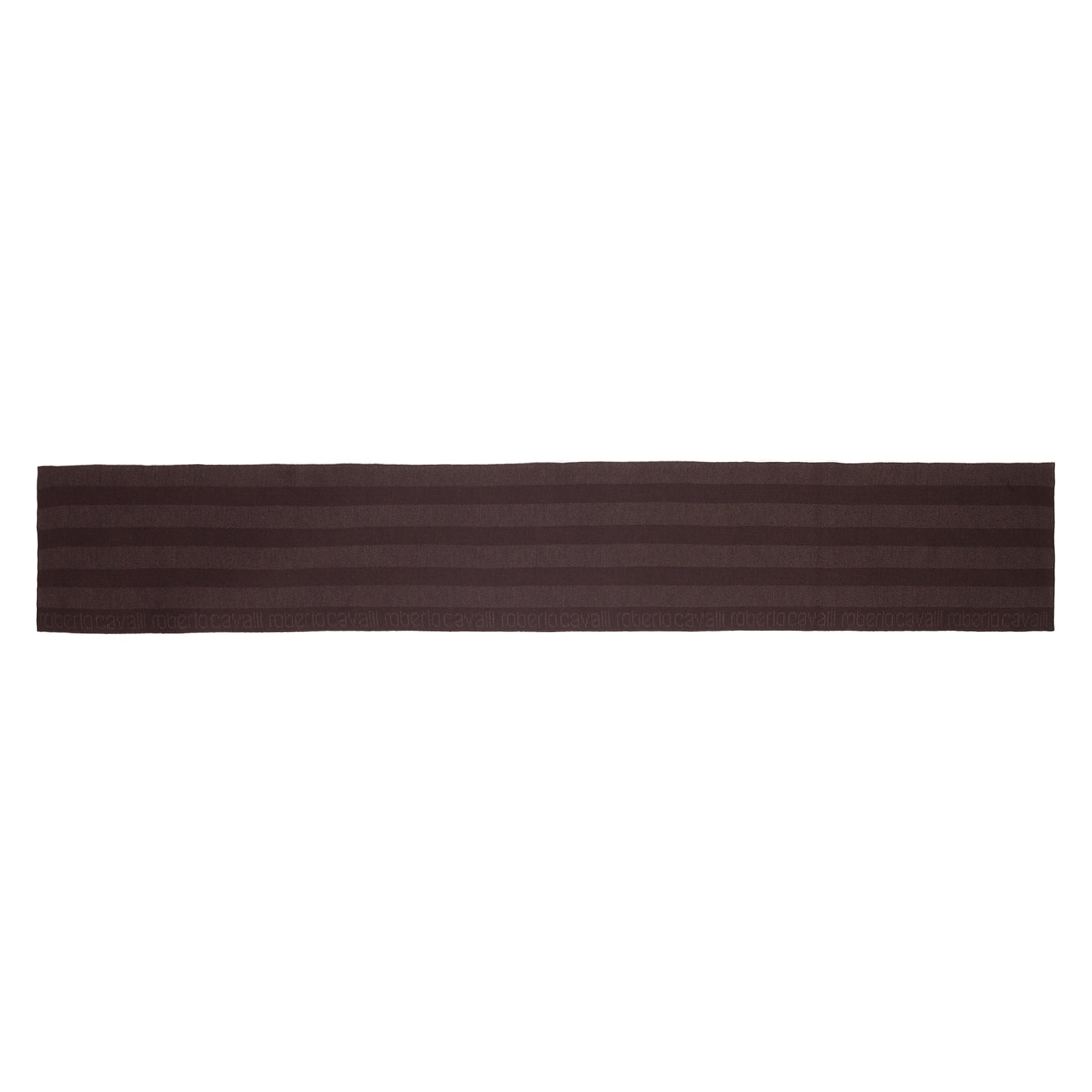 Roberto Cavalli brown Wool Scarf
