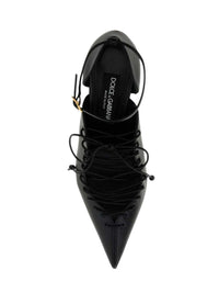 DOLCE & GABBANA Dolce & Gabbana Women Black Leather Heeled Shoes