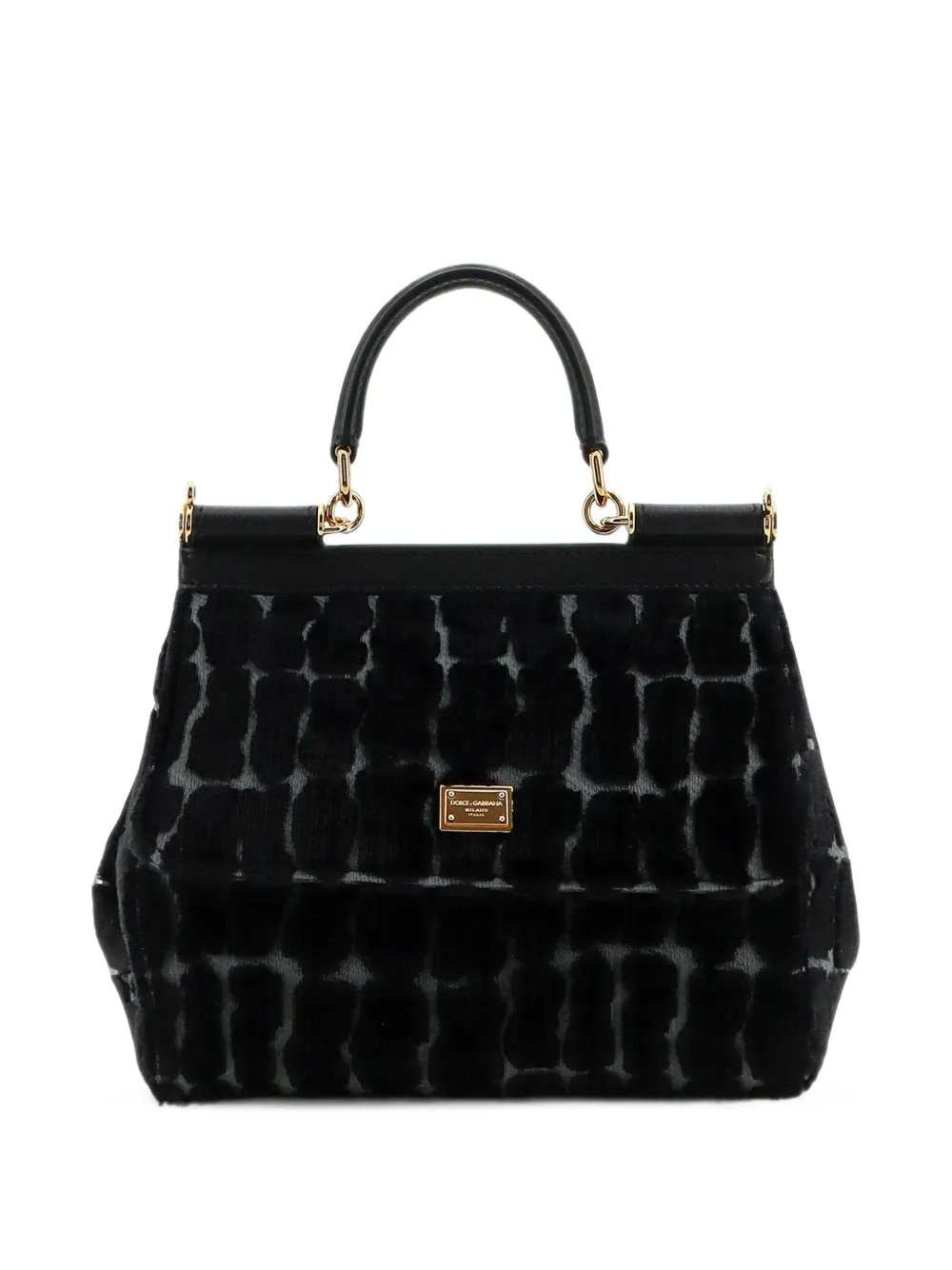 DOLCE & GABBANA Dolce & Gabbana Women Leopard-Print Sicily Shoulder Bag