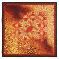 Roberto Cavalli red/yellow Silk Womens Scarf