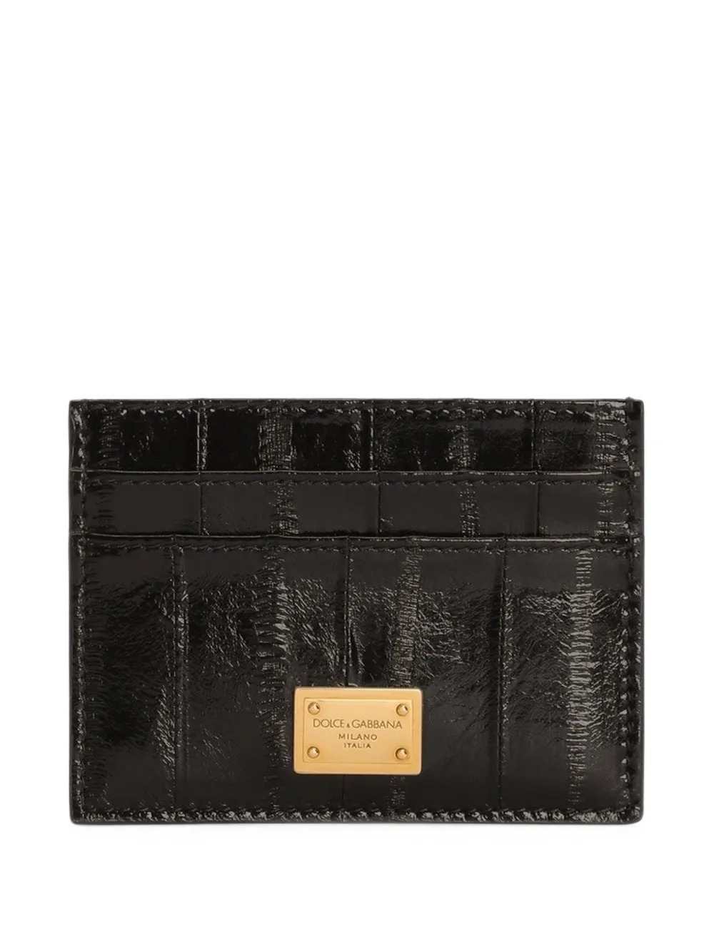 Dolce & Gabbana Women Eel Skin Card Holder