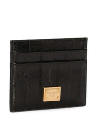 Dolce & Gabbana Women Eel Skin Card Holder