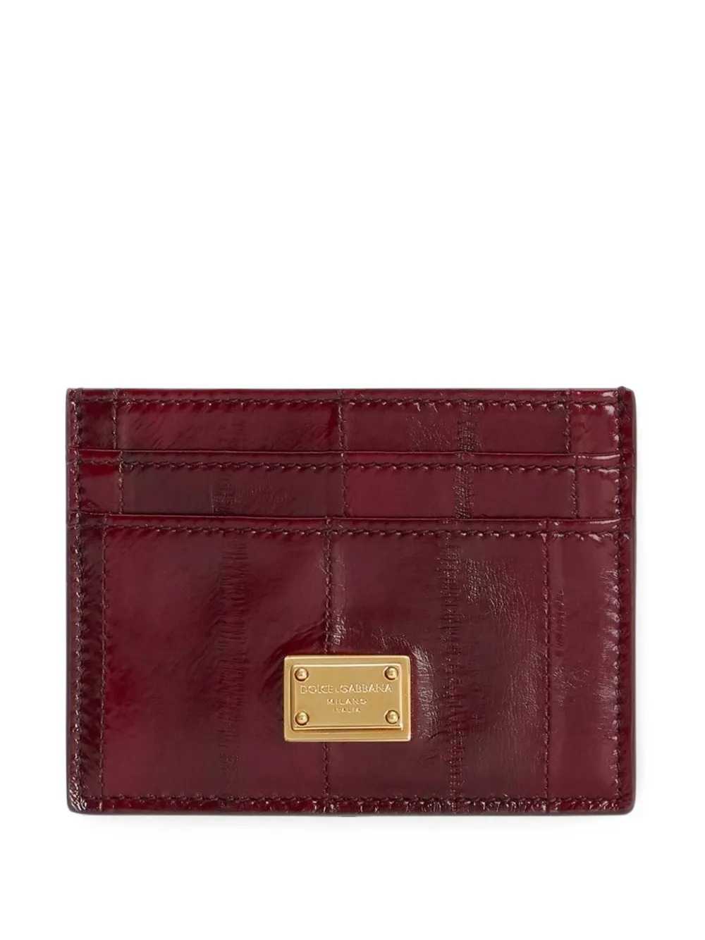 Dolce & Gabbana Women Eel Skin Card Holder