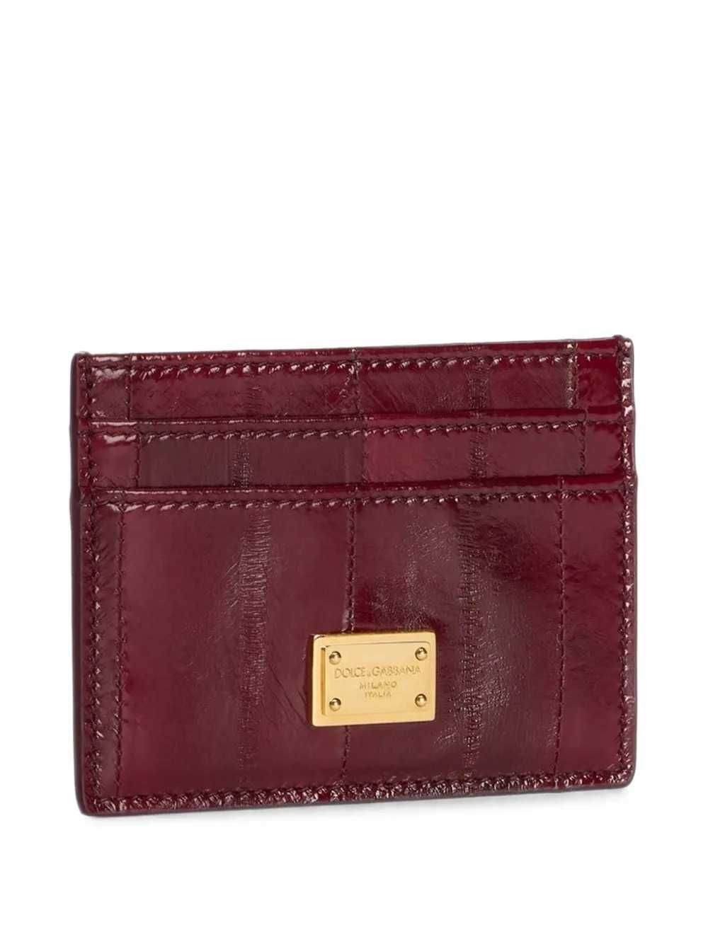 Dolce & Gabbana Women Eel Skin Card Holder