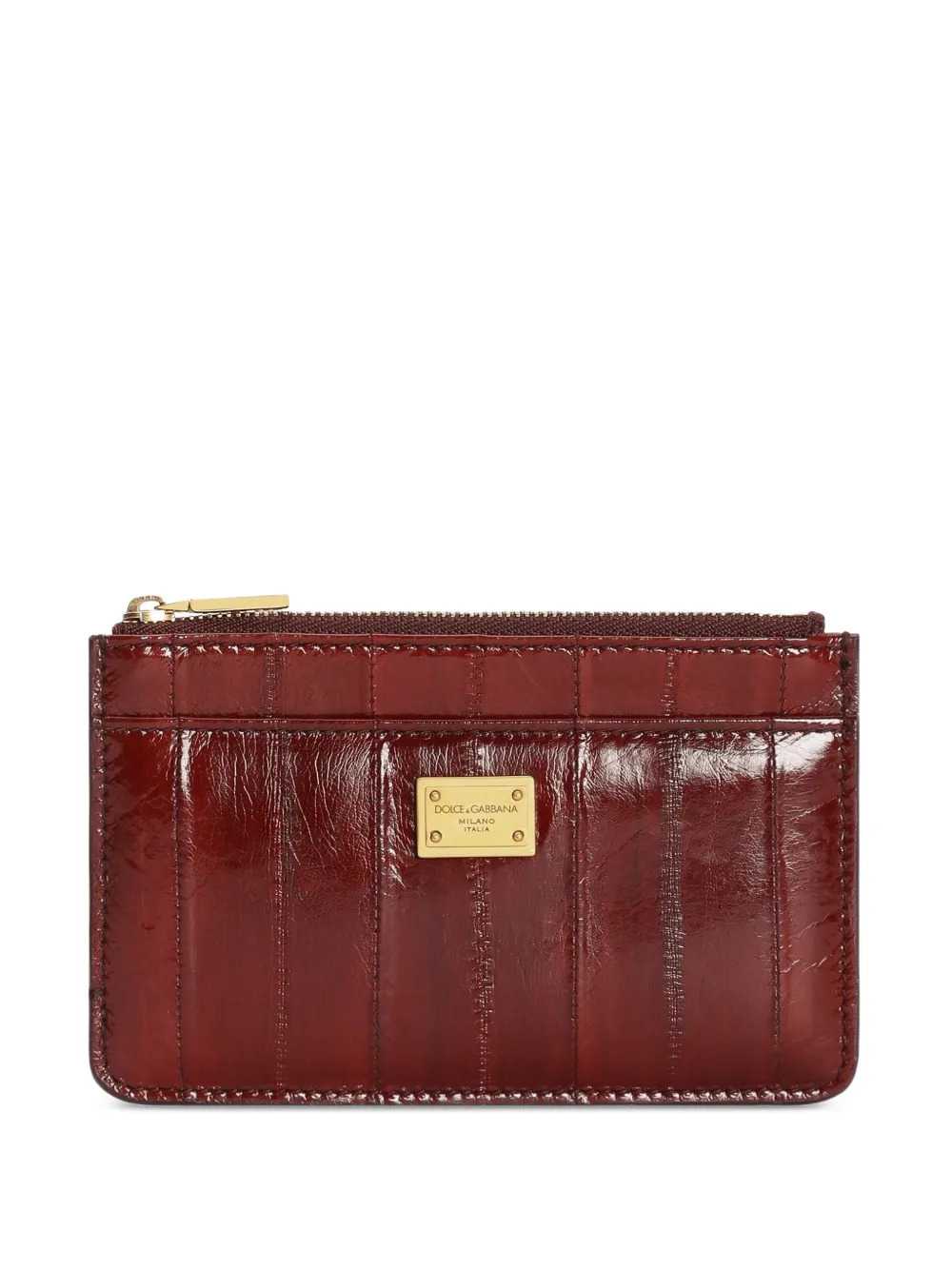 Dolce & Gabbana Women Eel Skin Card Holder