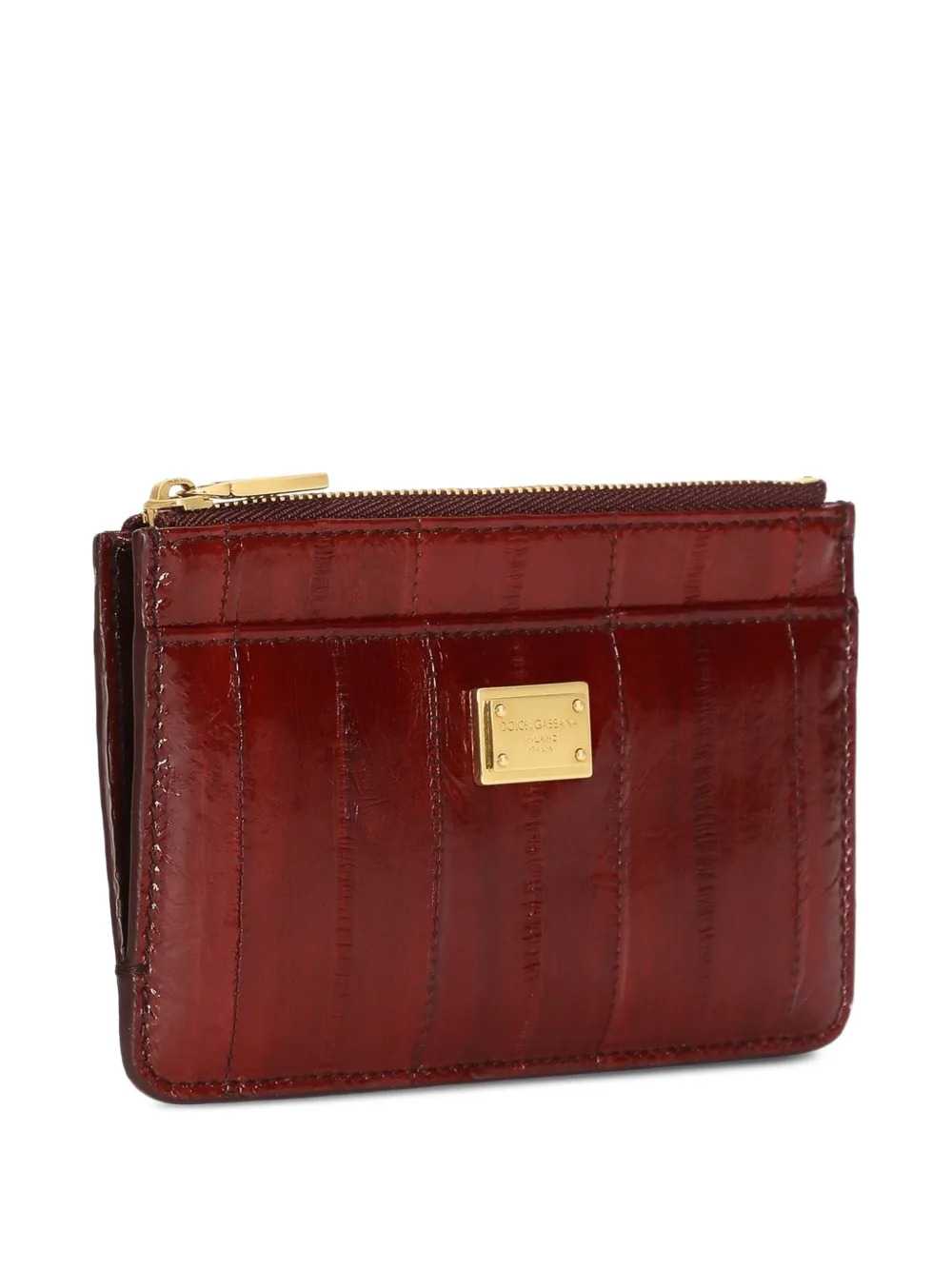 Dolce & Gabbana Women Eel Skin Card Holder