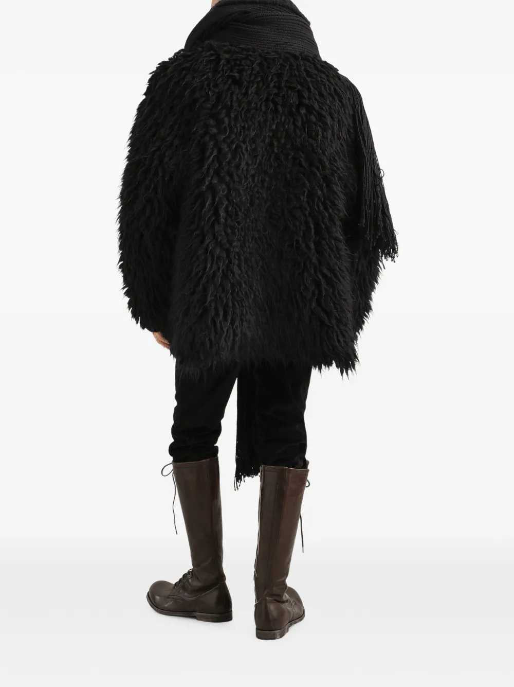 DOLCE & GABBANA Dolce & Gabbana Men Faux-Fur Effect Cardigan