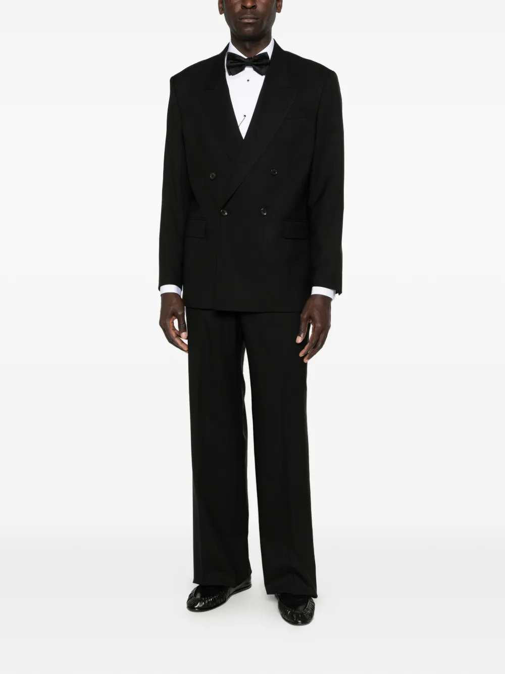Dolce & Gabbana Men Gold-Fit Cotton Poplin Tuxedo Shirt