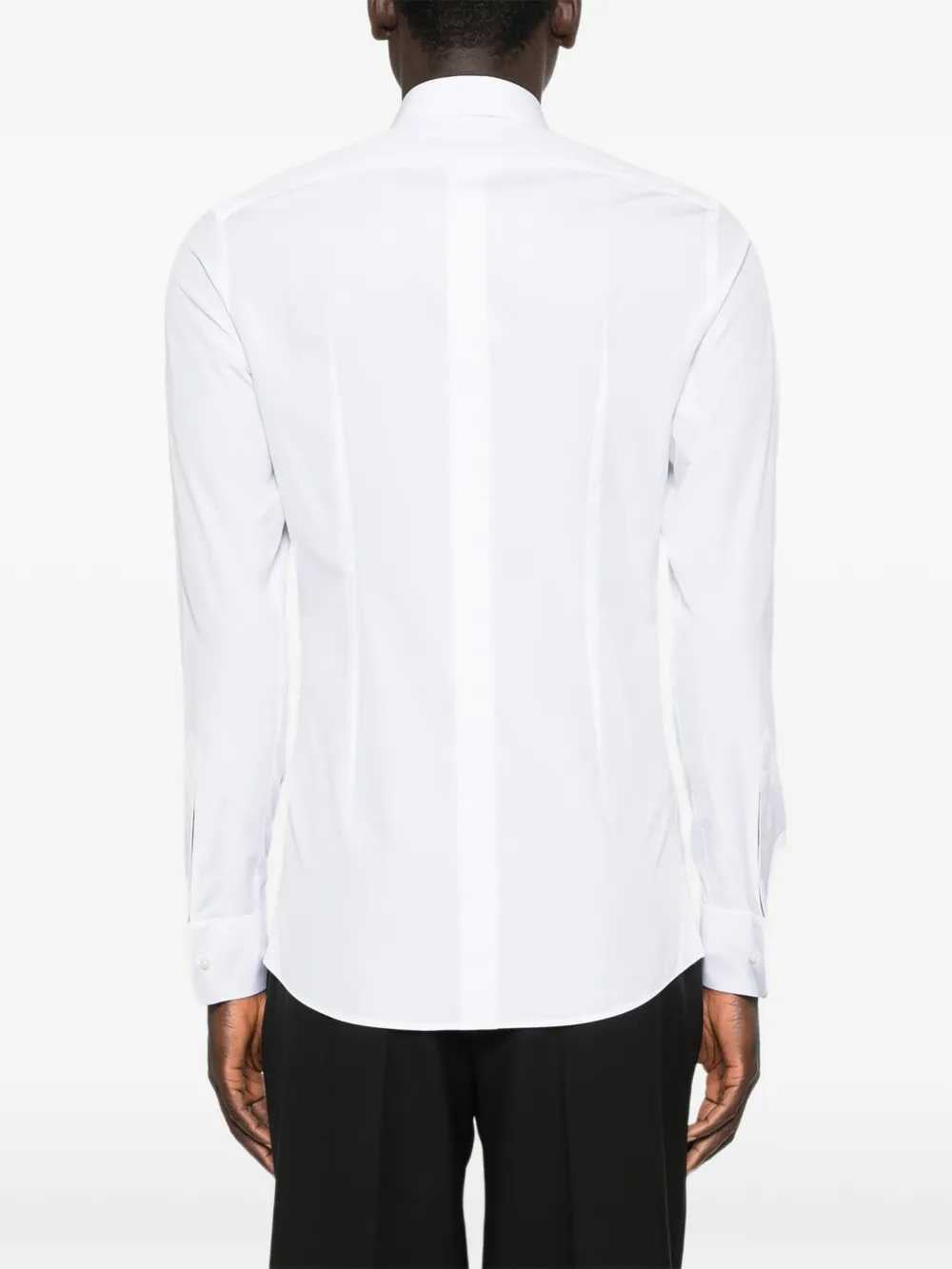 Dolce & Gabbana Men Gold-Fit Cotton Poplin Tuxedo Shirt