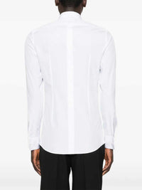 Dolce & Gabbana Men Gold-Fit Cotton Poplin Tuxedo Shirt