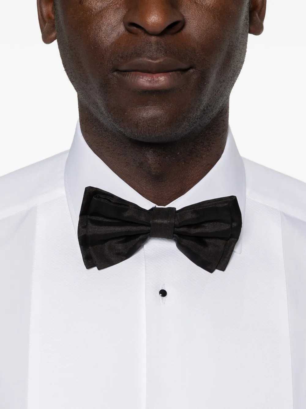 Dolce & Gabbana Men Gold-Fit Cotton Poplin Tuxedo Shirt