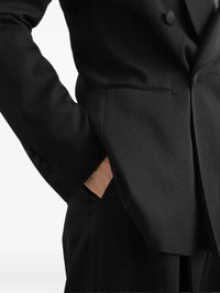 Dolce & Gabbana Men Double-Breasted Techno Gabardine Jacket
