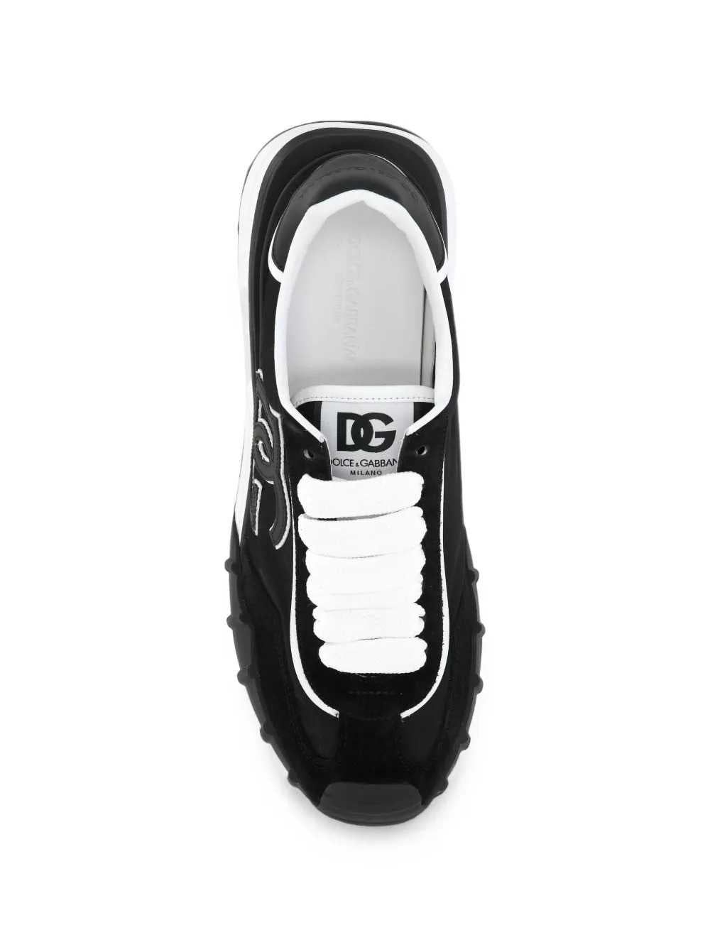 Dolce & Gabbana Men Sneakers With Dg Logo Appliqué