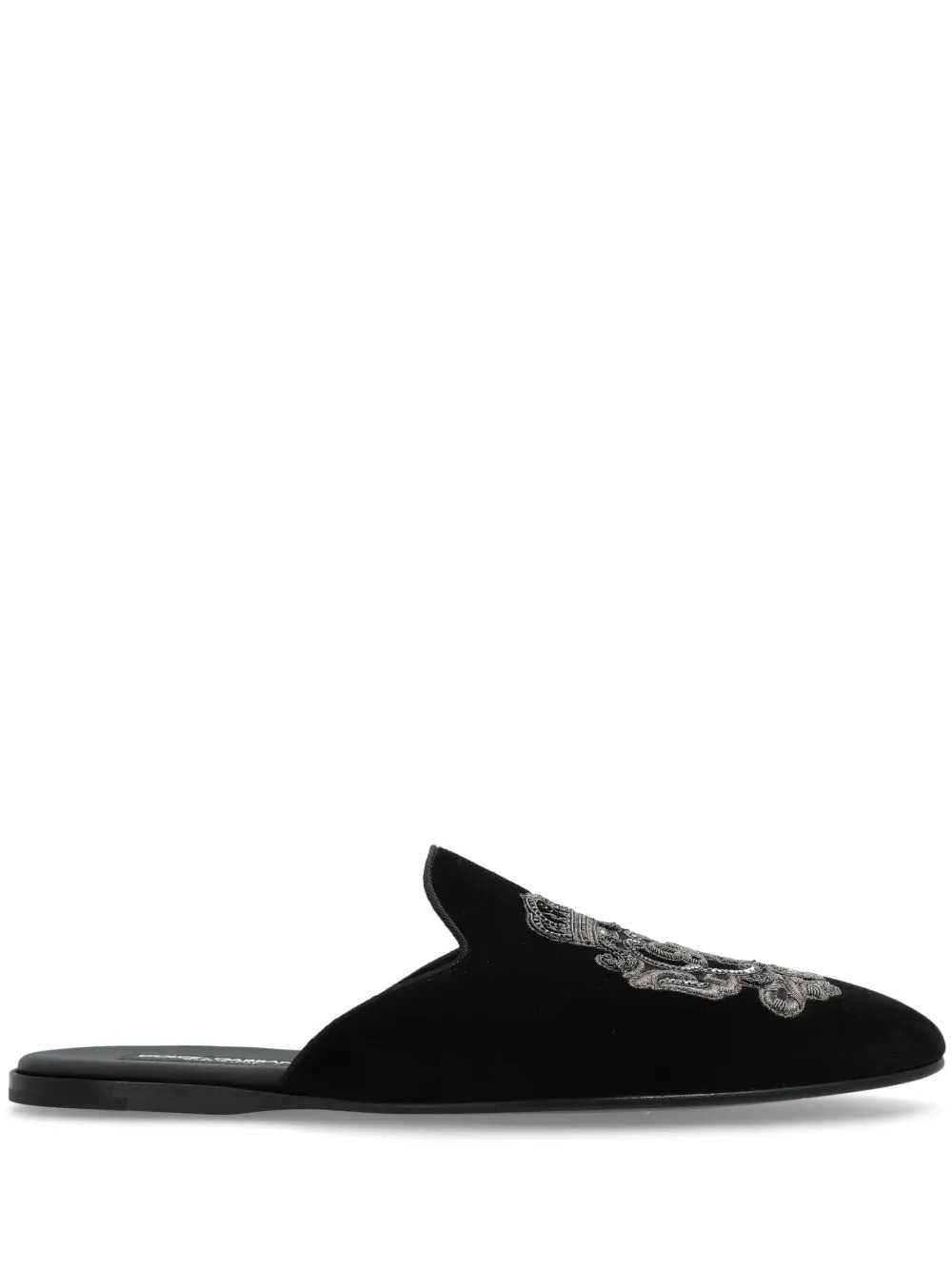 DOLCE & GABBANA Dolce & Gabbana Men Embroidered Slippers