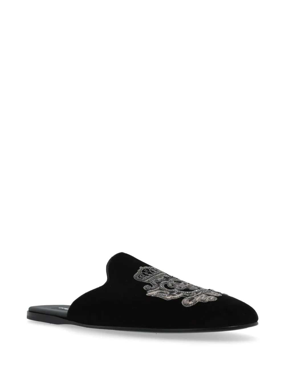 DOLCE & GABBANA Dolce & Gabbana Men Embroidered Slippers